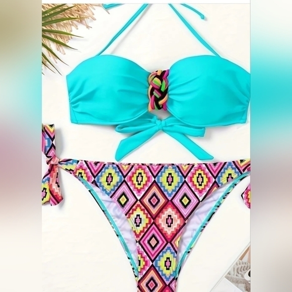 Other - Nwot geo print bakini